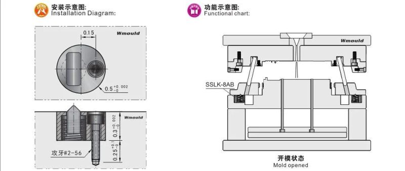 Sslk-8ab Precision Mold Parts Mold Maker Rapid Tooling Die Casting
