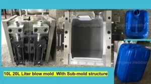 Plastic Extrusion De-Flashing Blow Mould for Jerry Can