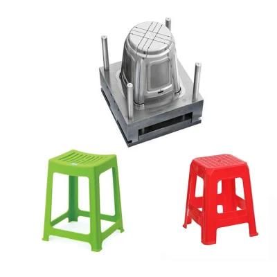 Plastic Household Stool Injection Mould Square Stool Mold
