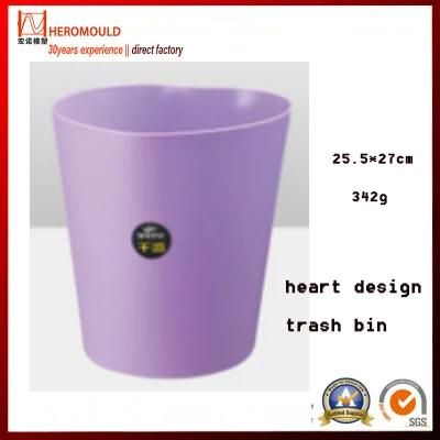 Plastic Household Heart Shape Trash Bin 2ND Second Hand Used Mould From Heromould