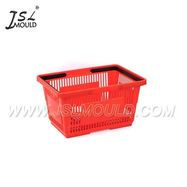 Injection Plastic Supermarket Shopping Basket Mould