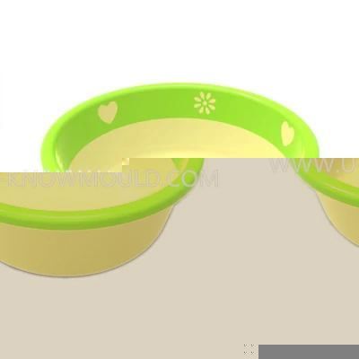 Two Color Washbasin Mold with Customizable Pattern/Plastic Basin Mould