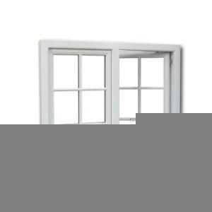Double Swing Openning Style UPVC Windows /PVC Window