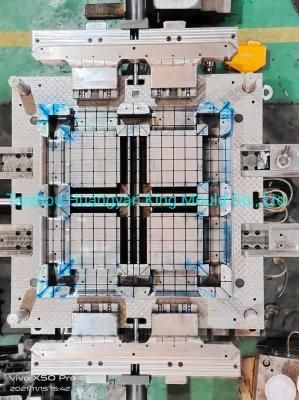 Large Export Standard Plastic Injection Rackable Plastik HDPE Pallet Mould