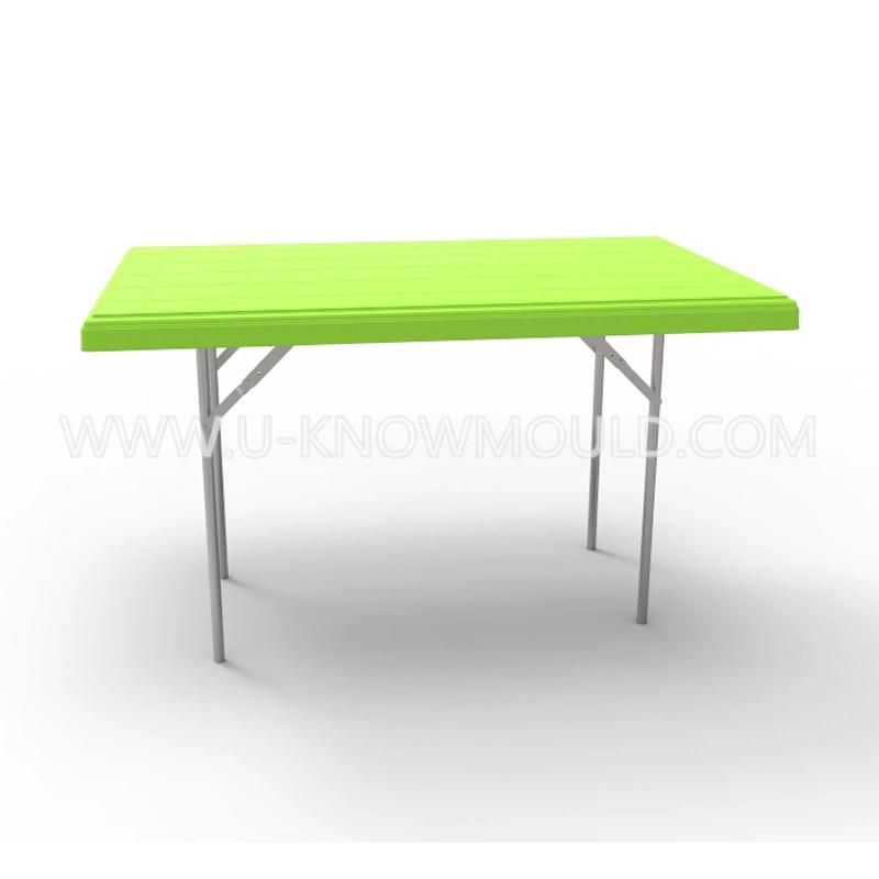 Plastic Dining Table Mould/Plastic Table Mold with Steel Leg