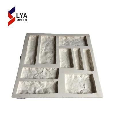 House Decoration Artificial Rubber Veneer Stone Molds