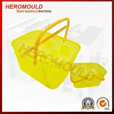 Plastic Square Household Baskets with Handle Mould From Heromould