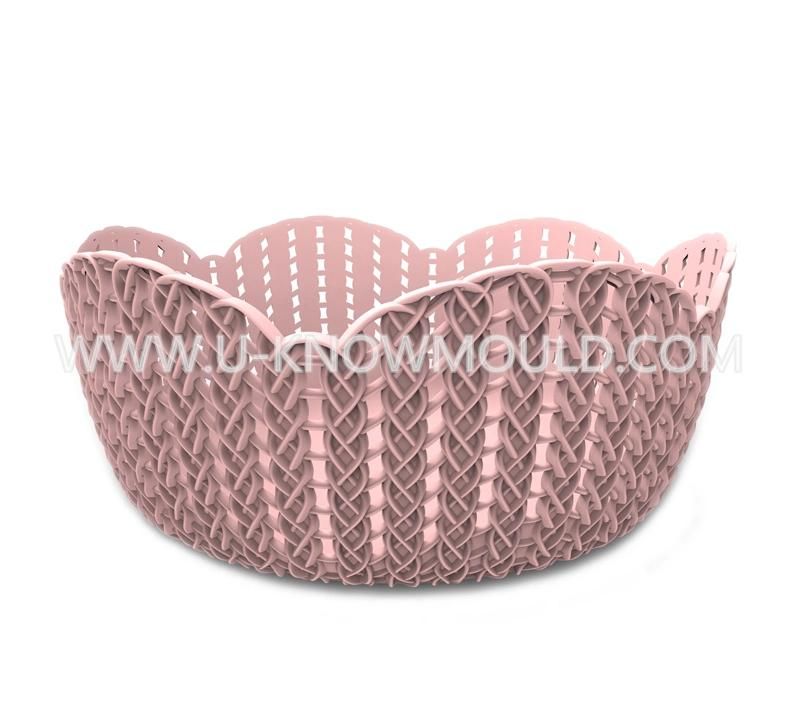 Taizhou Plastic Injection Rattan Mould Kitchenvegetable Fruit Flter Basket Mold