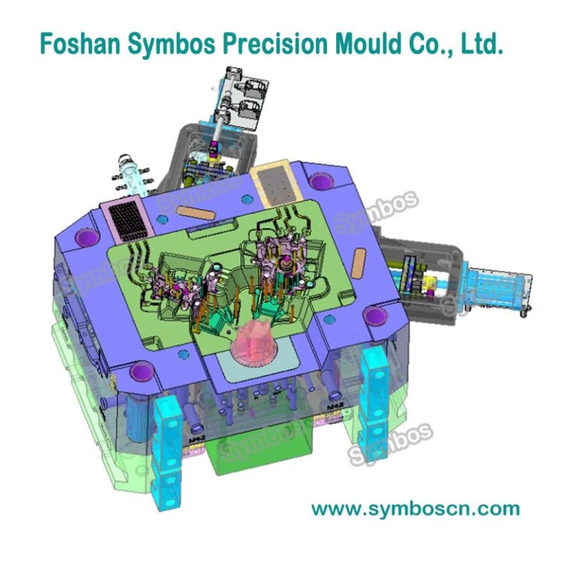 850t Multi-Cavity Complex Structual Molds Hpdc Aluminium Die Casting Mould for Motorcycle Engine Shell From Experiened Mould Maker