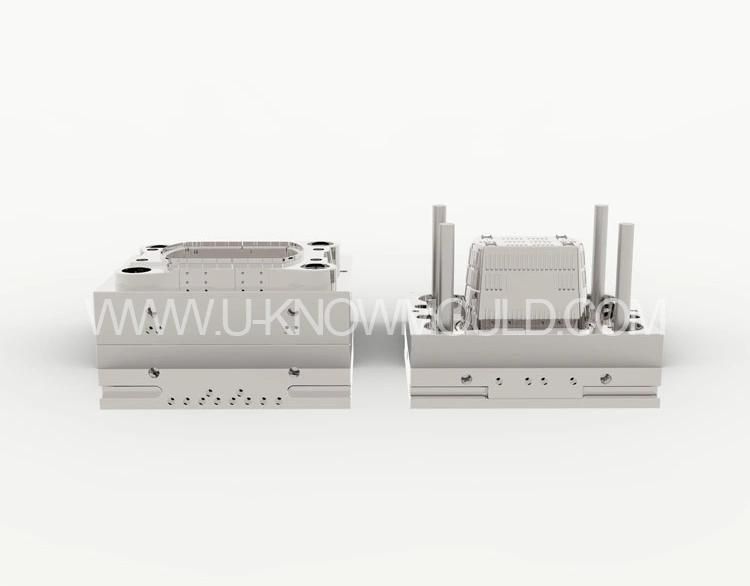 Convenient Supermarket Shopping Plastic Basket Injecrion Mould Basket Mold