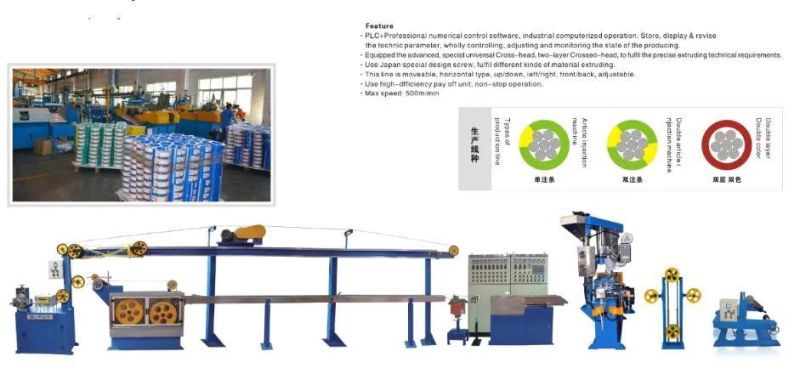 Fixed Centering Crosshead Extrusion Head in Cable and Wire Manufacturing Line