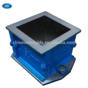 Concrete 150mm/100mm Cube Mould, Concrete Cast Iron Test Cube Mould (4-part with clamp ...