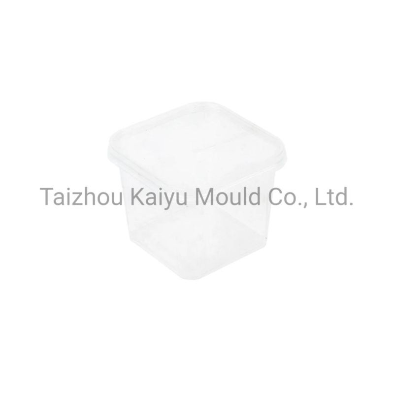 Snack Packaging Box Mould Plastic Thin Wall Injection Mold for Food Packaging