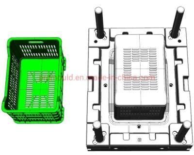 Plastic Injection Storage Tool Turnover Logistics Fresh Lunch Vegetable Fruit Meat Crate ...