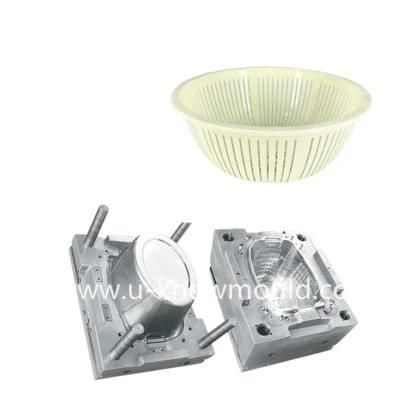 Taizhou Plastic Injection Rattan Mould Kitchenvegetable Fruit Flter Basket Mold