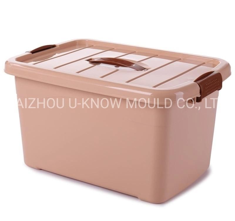 Large Houseware Storage Box Mould with Wheel Storage Container Mold