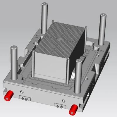 New Design Cheaper Price Plastic Injection Crate Transparent Logistics Turnover Vegetable ...