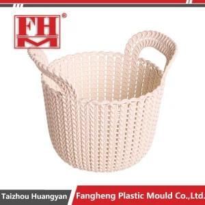 Plastic Rattan Basket Injection Mould