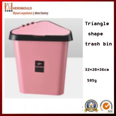 Plastic Household Triangle Shape Design Trash Bin 2ND Second Hand Used Mould From ...