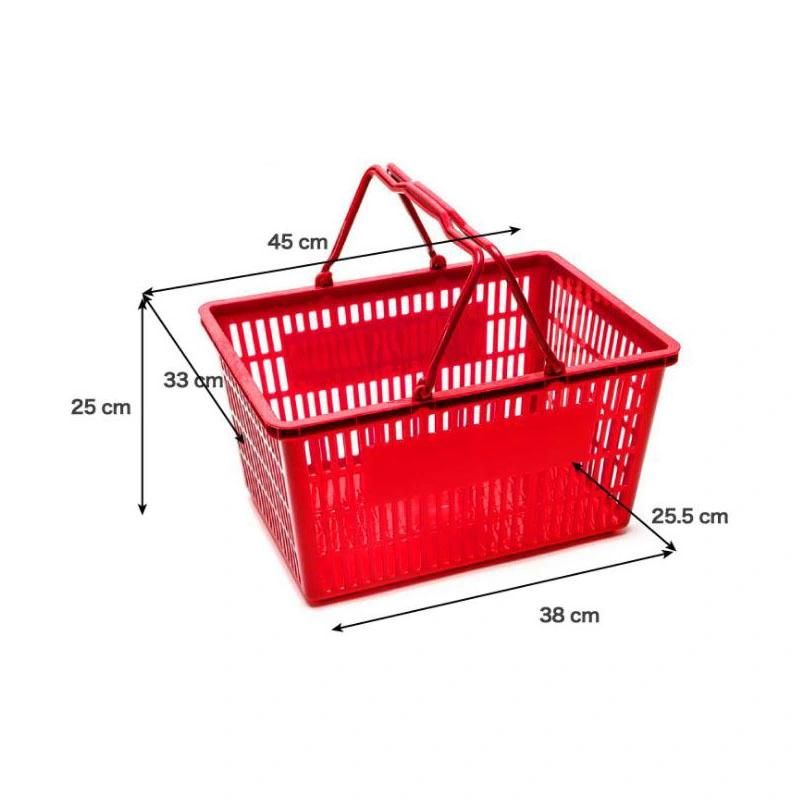 S136 Plastic Injection Mold for Plastic Shopping Basket with Two Handles