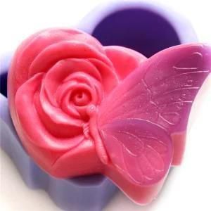 Nicole Betterfly Rose Handmade Silicone Toilet Soap Mold R0729