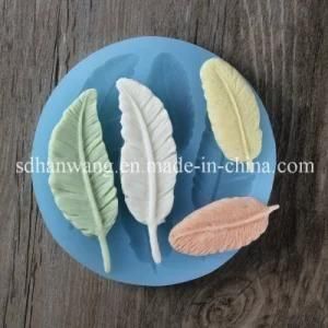F0807 Leaf Feather Shape for Cake Decoration Silicone Fondant Molds