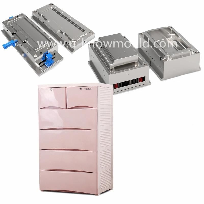 Cabinet Plastic Mould Custom Design Injection Plastic Drawer Moulding