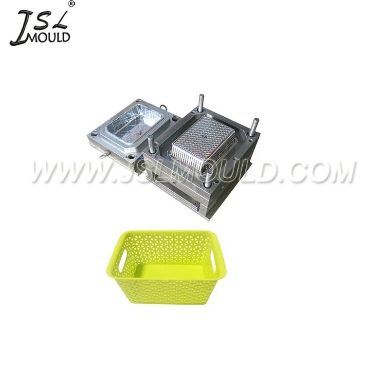 Injection Plastic Storage Rattan Basket Mold