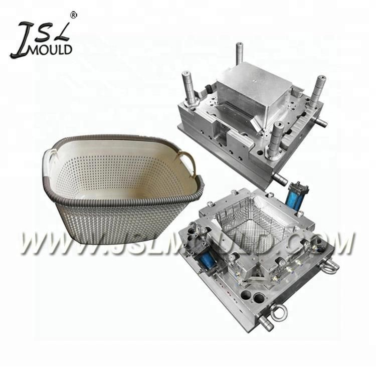 Taizhou Injection Plastic Rattan Laundry Basket Mould