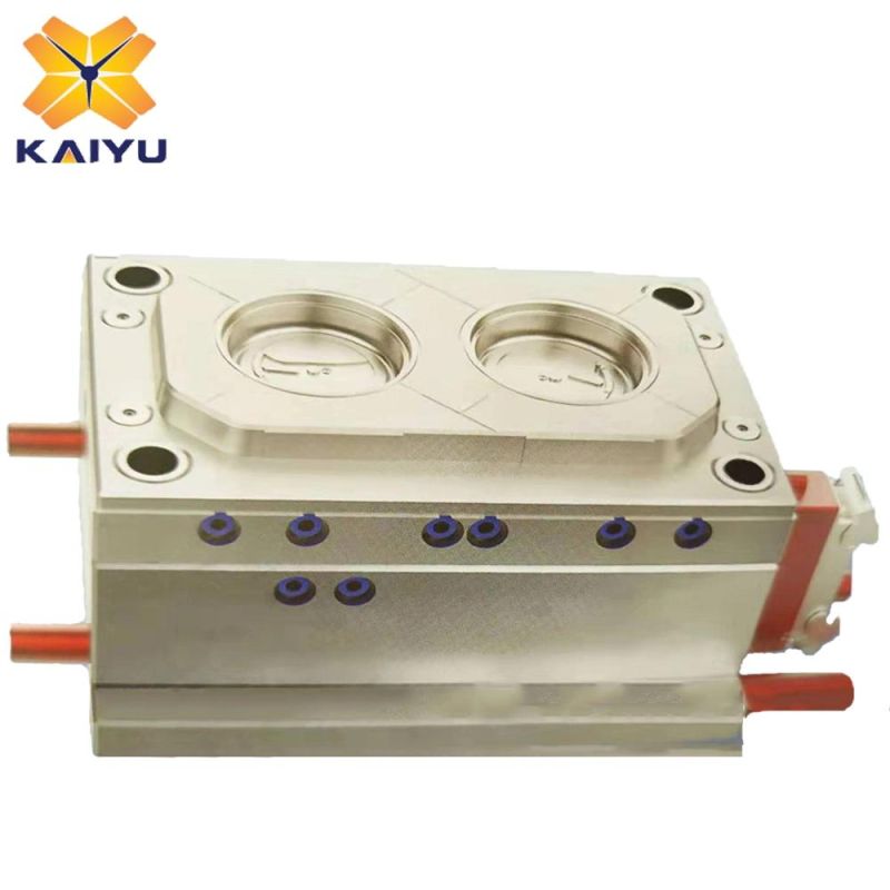 1L PP Plastic Round Medical Bucket Injection Mould with Hot Runner