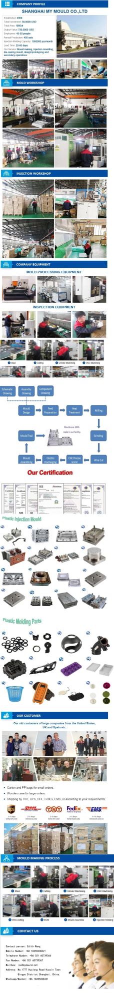 High Precision Injection Plastic Die Mould for Transparent3 Ways/T Piece Valve Products with PC/PMMA/PS