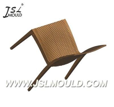 New Style Injection Plastic Rattan Armless Armchair Mould