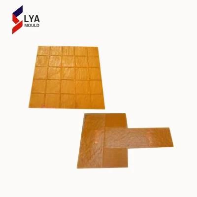 Colored Cobblestone Concrete Stamped Rubber Paving Molds