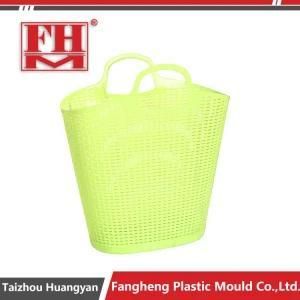 Plastic Injection Clothes Laudry Storage Basket Crate Bag Mould