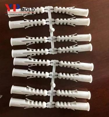 Nylon Wall Plug Plastic Injection Mold Tooling