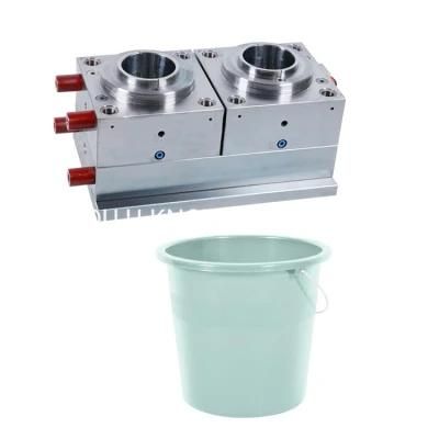 2 Cavities Wash Bucket Injection Mould with Lid Bucket Mold