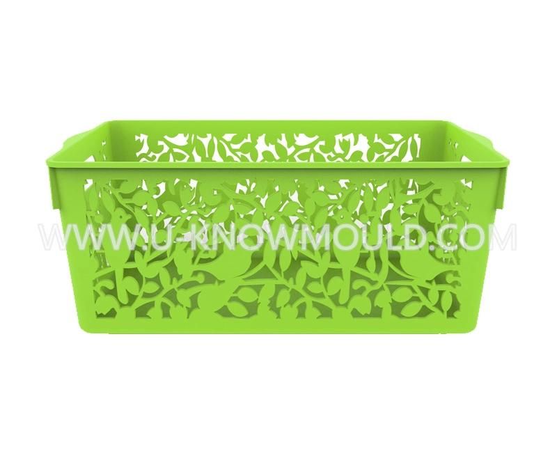 Customized Plastic Household Basket Mould for Small Objects/Plastic Injection Basket Mold