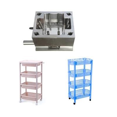 Plastic Injection Kitchen Bathroom Storage Rack Mould Shoes Rack Mold