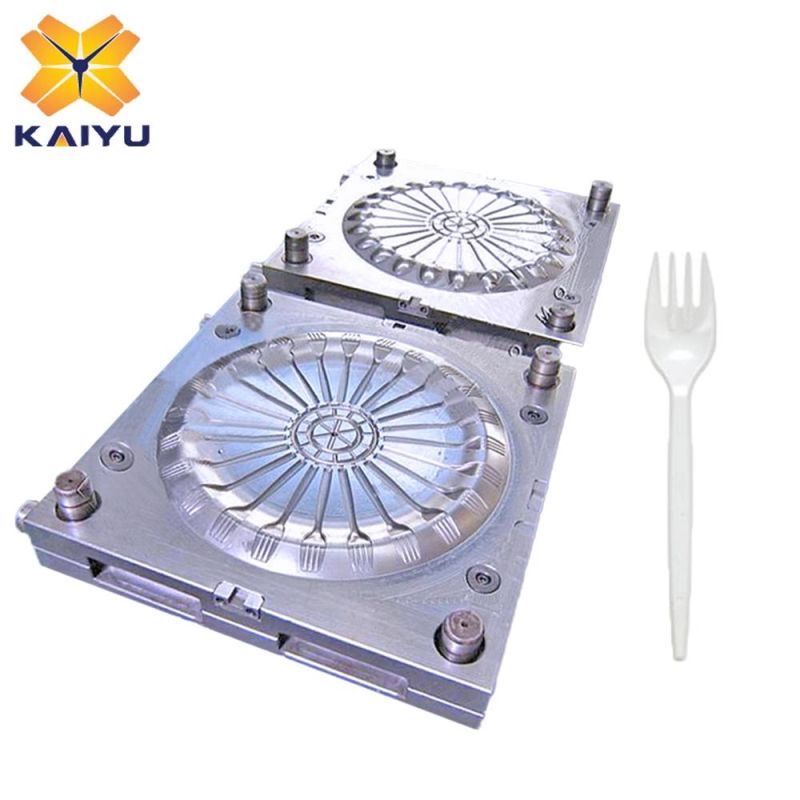 Plastic Fork Mould for Cake Disposable Tableware Injection Molding