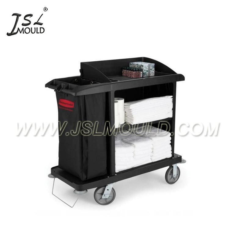 High Quality Plastic Injection Hotel Laundry Cart Mould