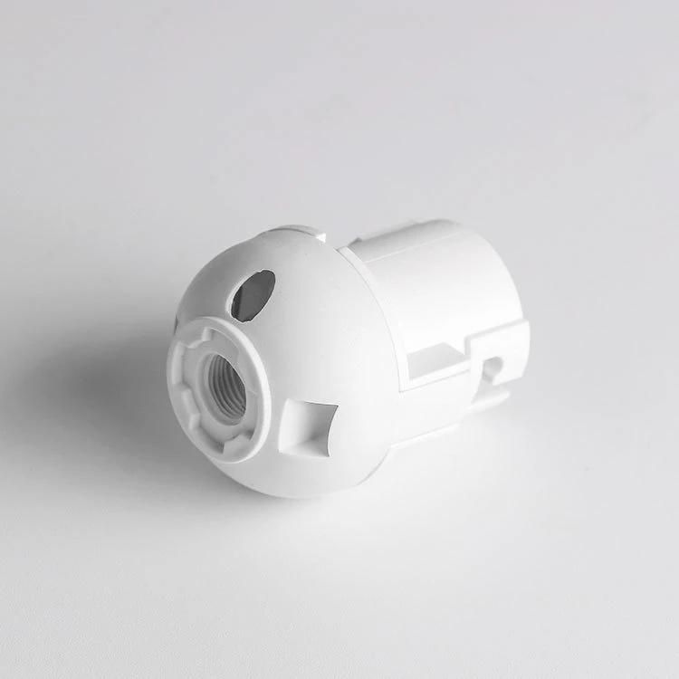 Custom Made LED Lamp Base Injection Molding Plastic LED Lamp Holder