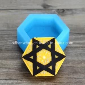 R1726 Magen David Jude Hex Star Shape DIY Silicone Soap Mold