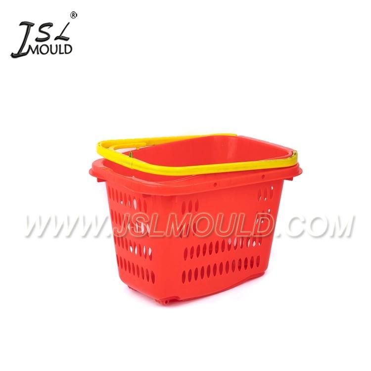 Injection Plastic Supermarket Basket Mould