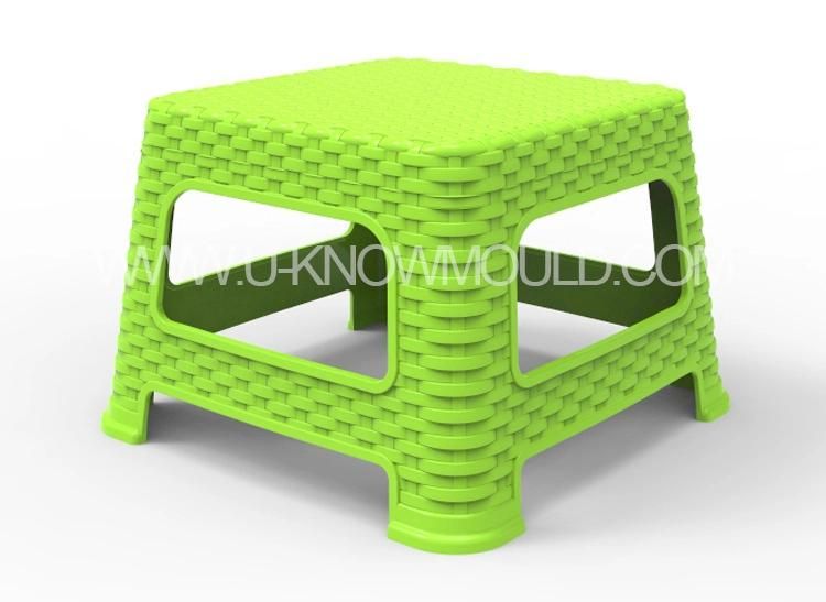 Plastic Household Bathroom Stool Injection Mould Plastic Outdoor Stool Mold