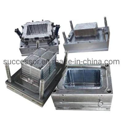 Plastic Crate Basket Box Injection Mould