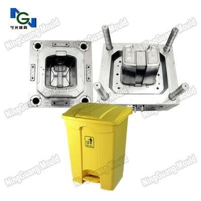 Plastic Foot Pedal Dustbin Mould for Outdoors