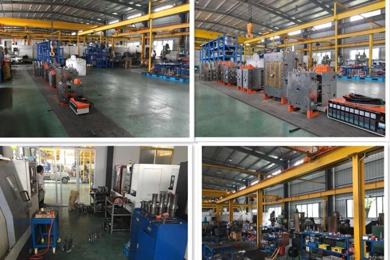 High Production Semi Auto Pet Blowing Machine Multiple Blowers