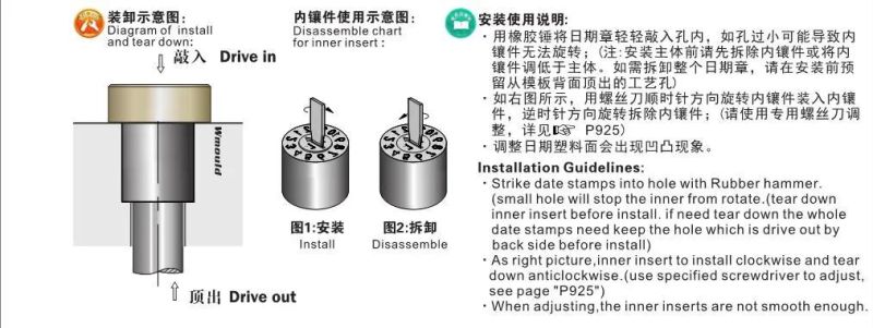 Ffob Precision Tools & Moulding Components Date Stamps