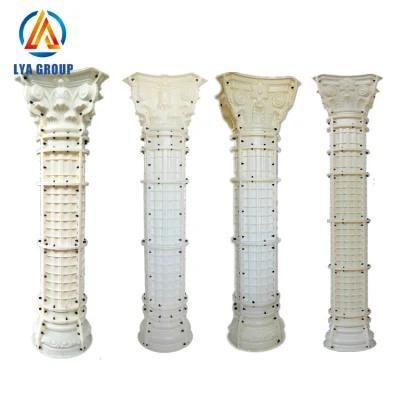 New Design Plastic Columns Roman Pillars Concrete Column Molds