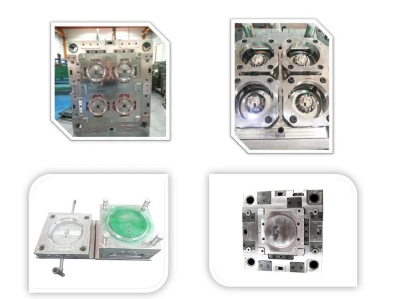Coffee Cup Plastic Tray Mold PP PC Injection Molded Parts H13 Die Mould